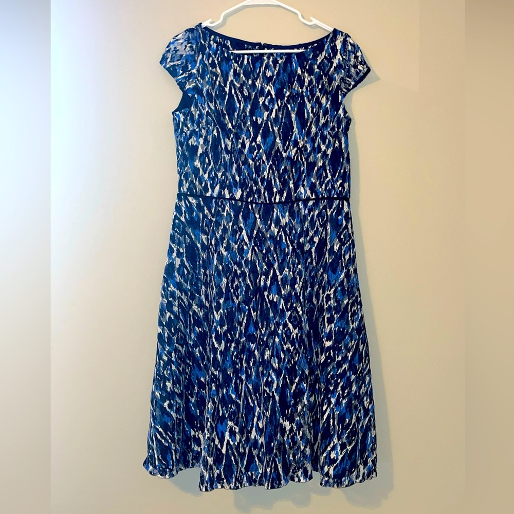BLACK LABEL BY EVAN PICONE MULTI-COLOR DESIGN DRESS SZ 10 COCKTAIL FORMAL WORK